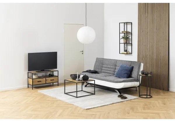 Masă de cafea SARON stejar/negru