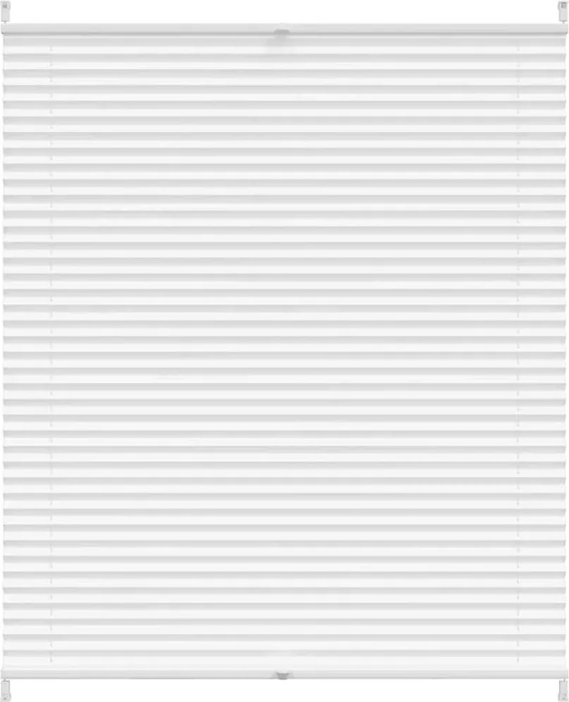 vidaXL Jaluzea plisse, alb, 110x150 cm, pliuri