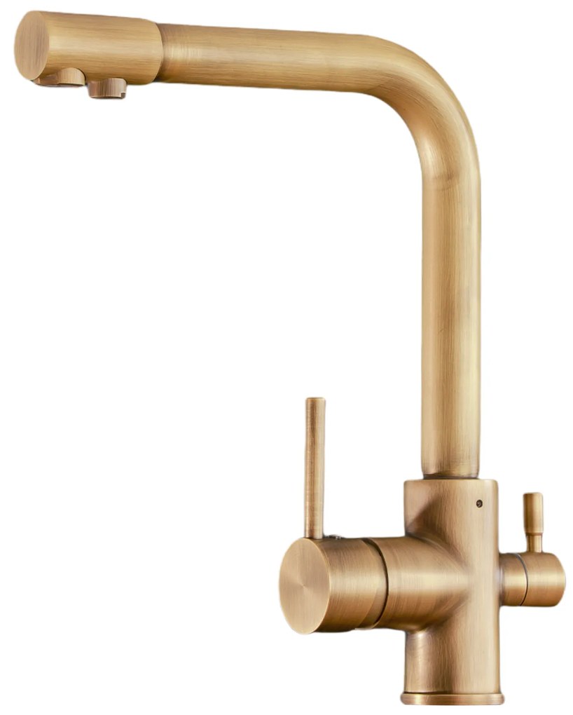 Baterie chiuveta bucatarie bronz retro, Foglia Giotto resigilata