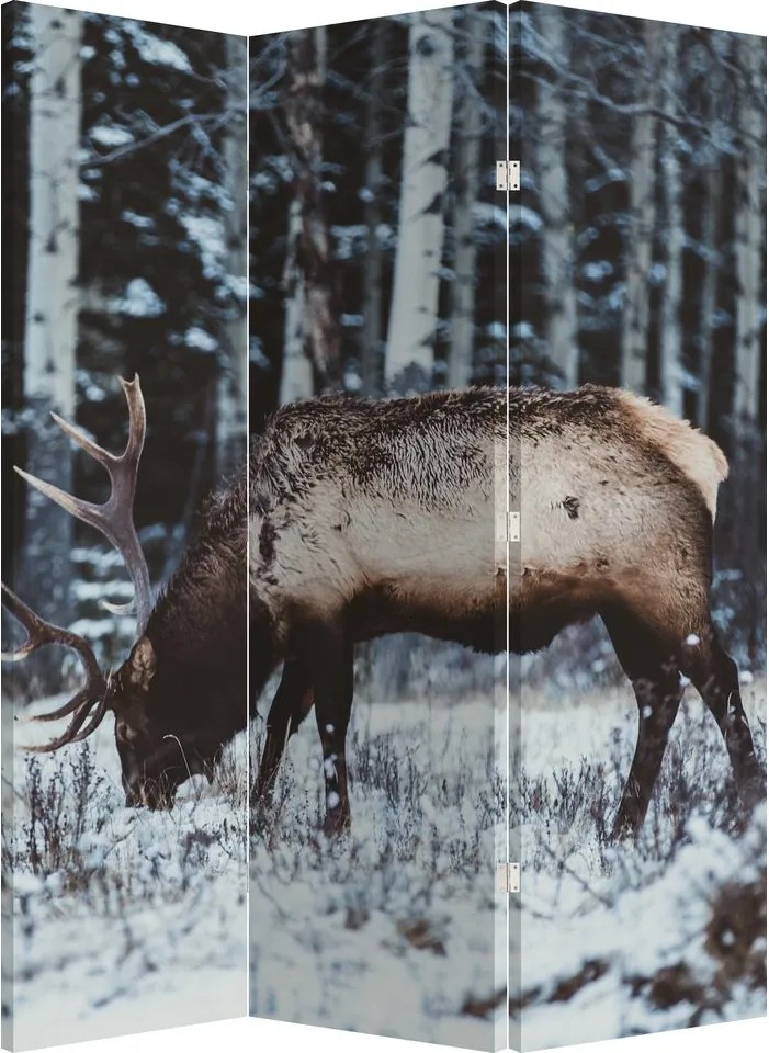 Paravan - Cerbul iarna (126x170 cm)