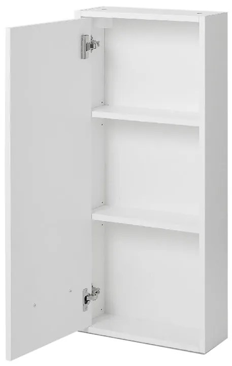 Cabinet suspendat pentru baie, 40x15x90 cm, PAL Alb