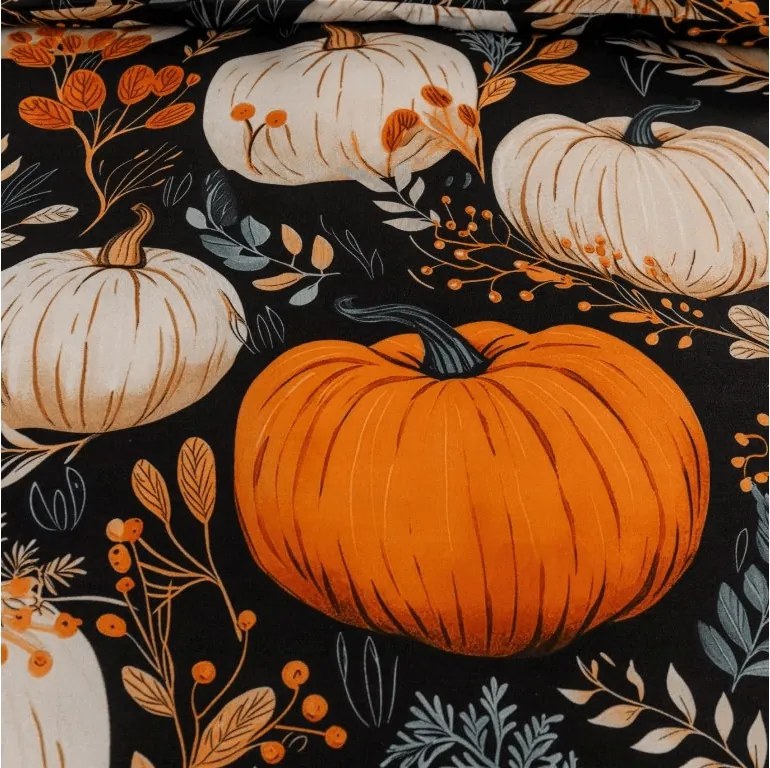 Lenjerie de pat din microfibra MAGIC PUMPKIN colorate Dimensiune lenjerie de pat: 70 x 90 cm | 140 x 200 cm