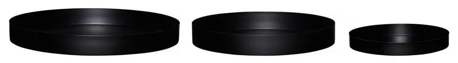 Tăvi decorative 3 buc. din metal ø 33 cm Embrace – Hübsch