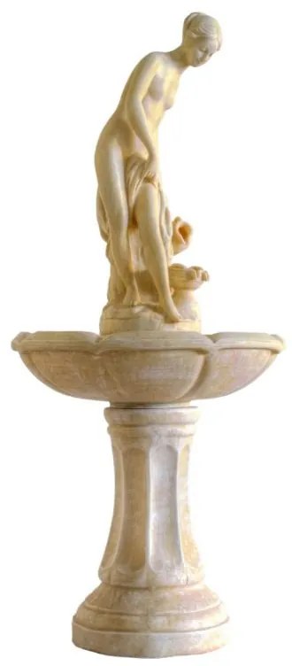 Fântână de grădină - fântână de baie de păsări în stil baroc