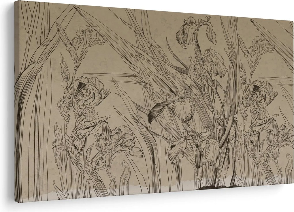 Tablou - Contururile plantelor (90x60 cm)