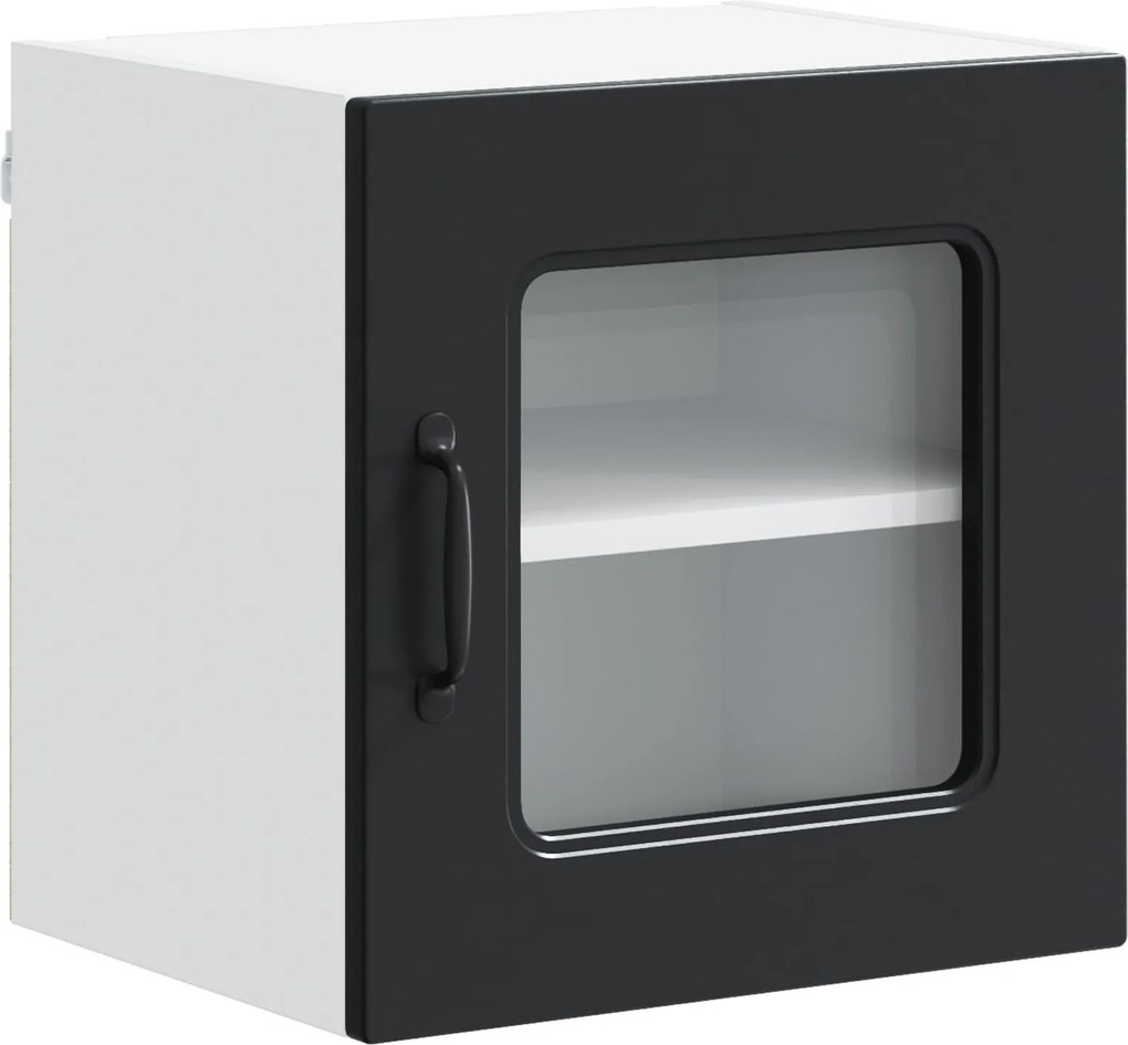 vidaXL Dulap de bucătărie Kalmar Negru 40 x 31 x 40 cm Lemn compozit