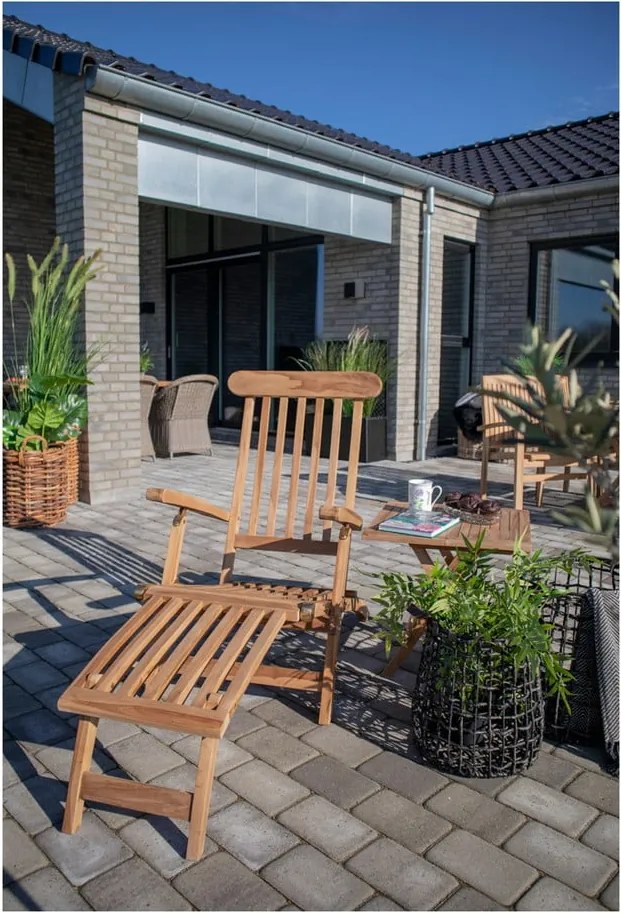 Șezlong din lemn de tec House Nordic Arrecife