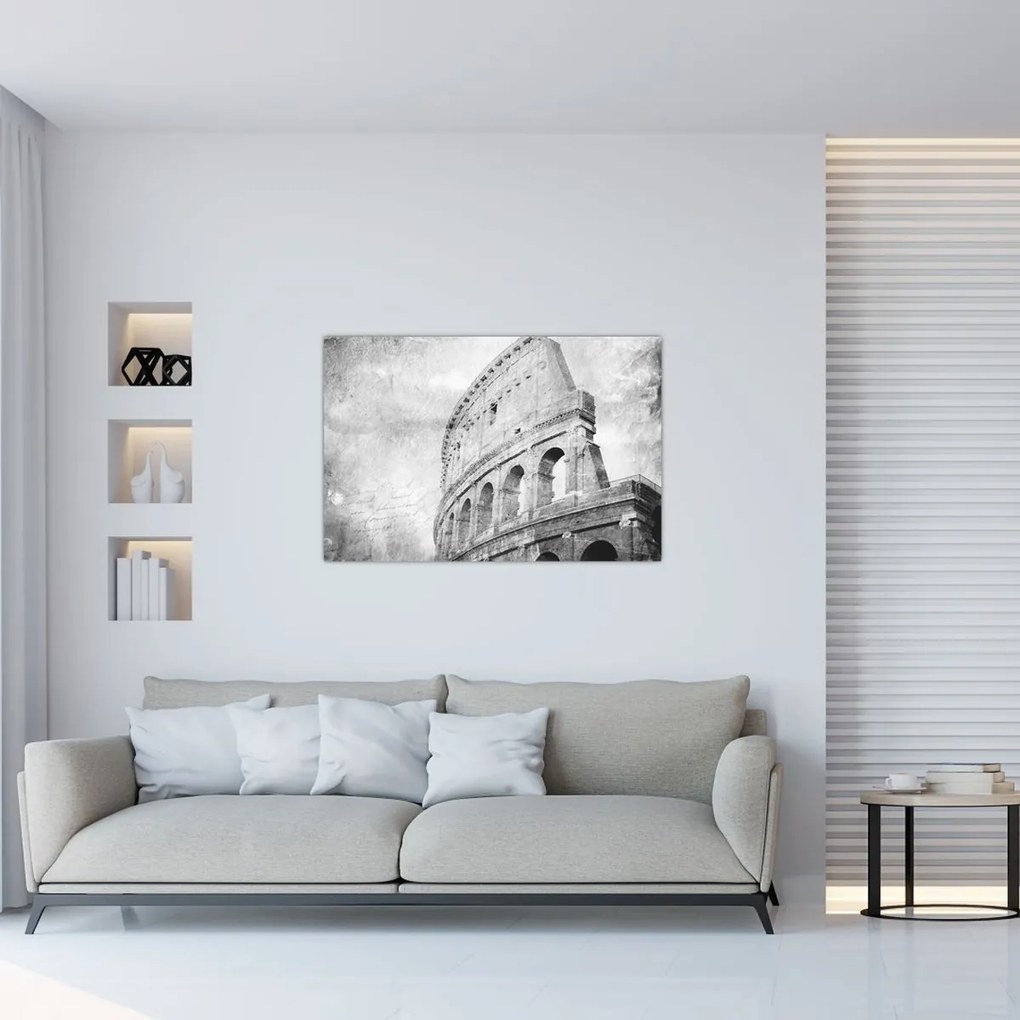 Tablou - Carte poștală de epocă a orașului N⁰1 (90x60 cm)