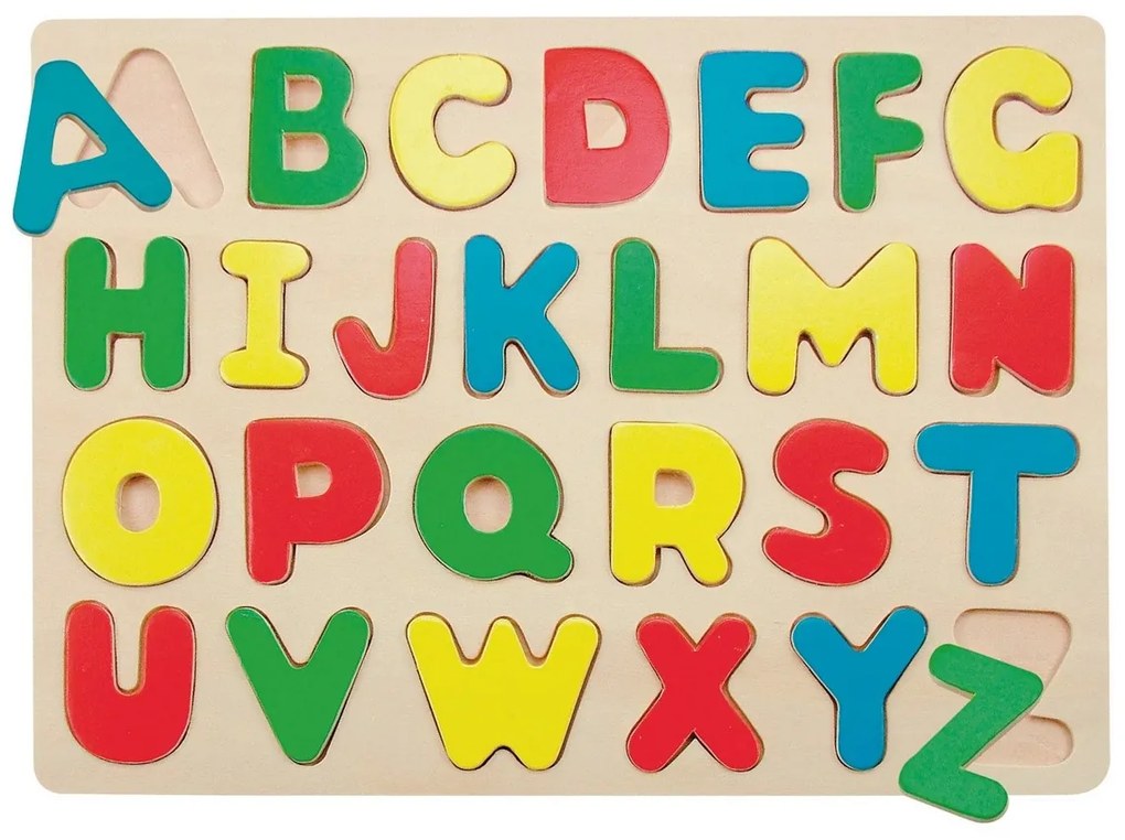 Woody Alphabet Board Puzzle