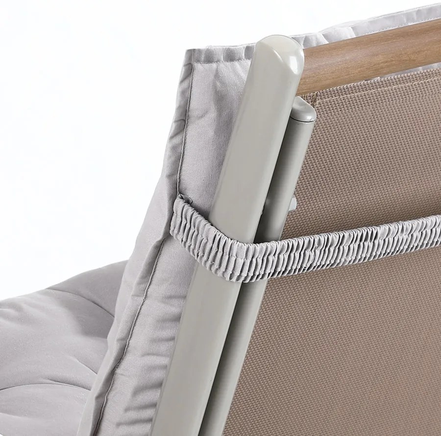 Deuba Set 2 perne 116x57x7cm - gri