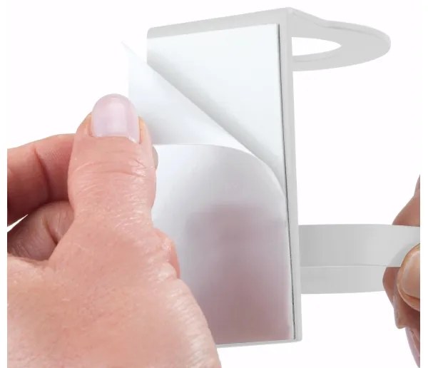 WENKO 54655100 - Dozator de săpun WOYA 250 ml, alb/crom lucios