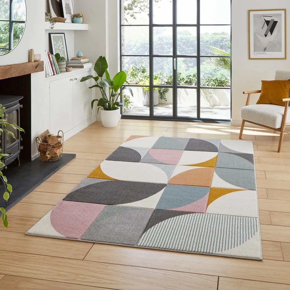 Covor gri 160x230 cm Matrix – Think Rugs