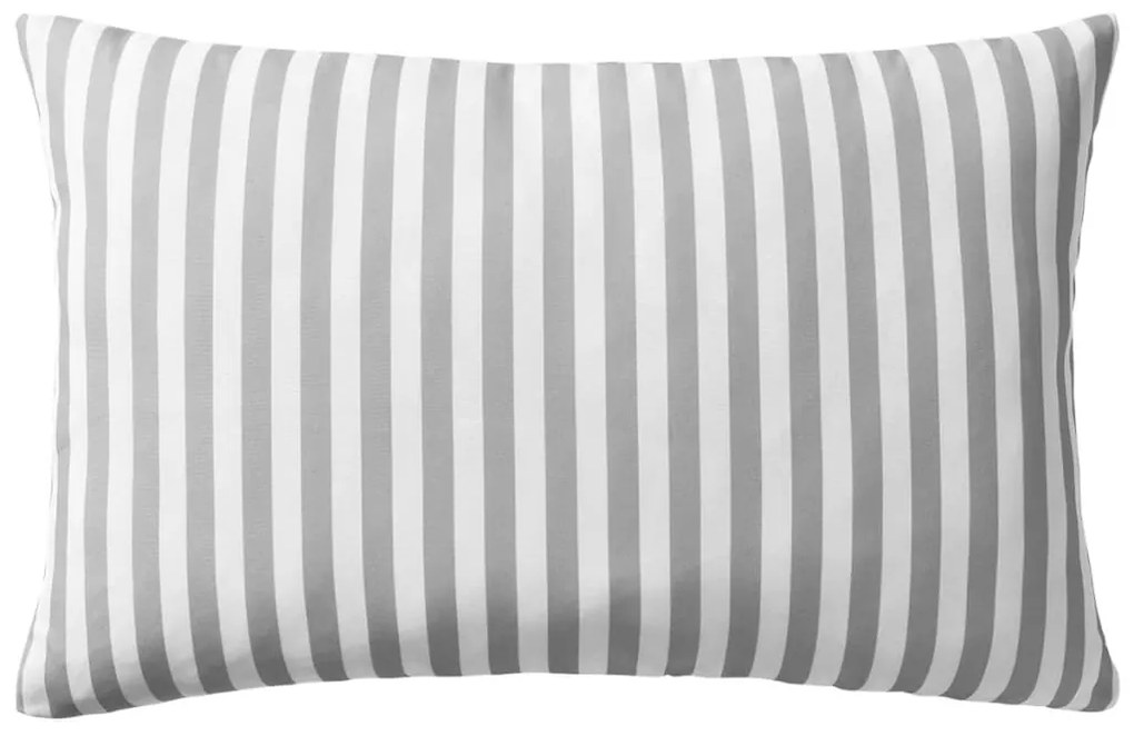 Perne de exterior, 2 buc., gri, 60 x 40 cm, imprimeu dungi 2, grey stripe, 60 x 40 cm