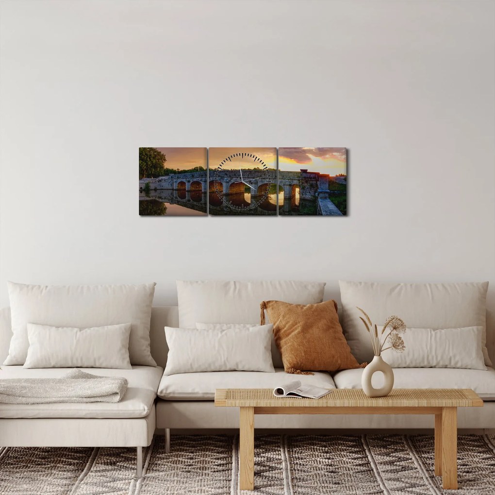 Tablou cu pod (cu ceas) (90x30 cm)