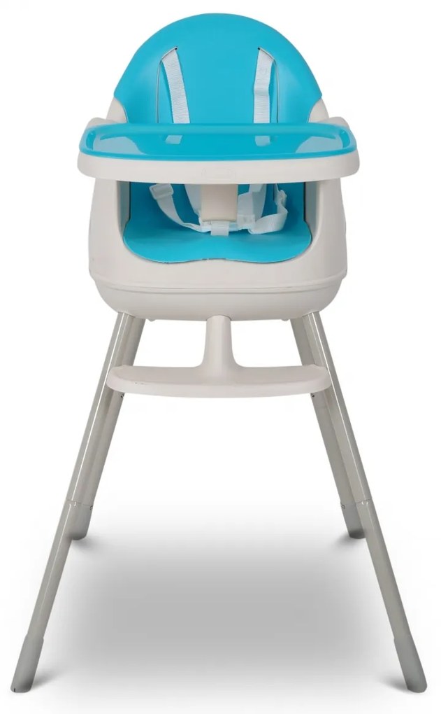 Scaun de masa pentru bebelusi Keter Multi Dine, reglabil 6 luni - 5 ani, albastru