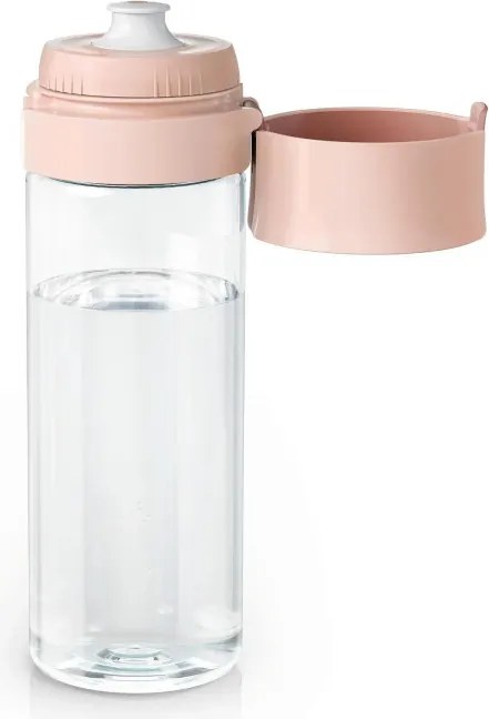 Sticlă filtrantă pentru apă Brita Fill & Go Vital, 600 ml, filtre MicroDisc, fără BPA, roz