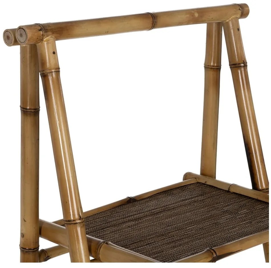 Etajeră în culoare naturală din bambus 48x152x50 cm Manali – Ixia