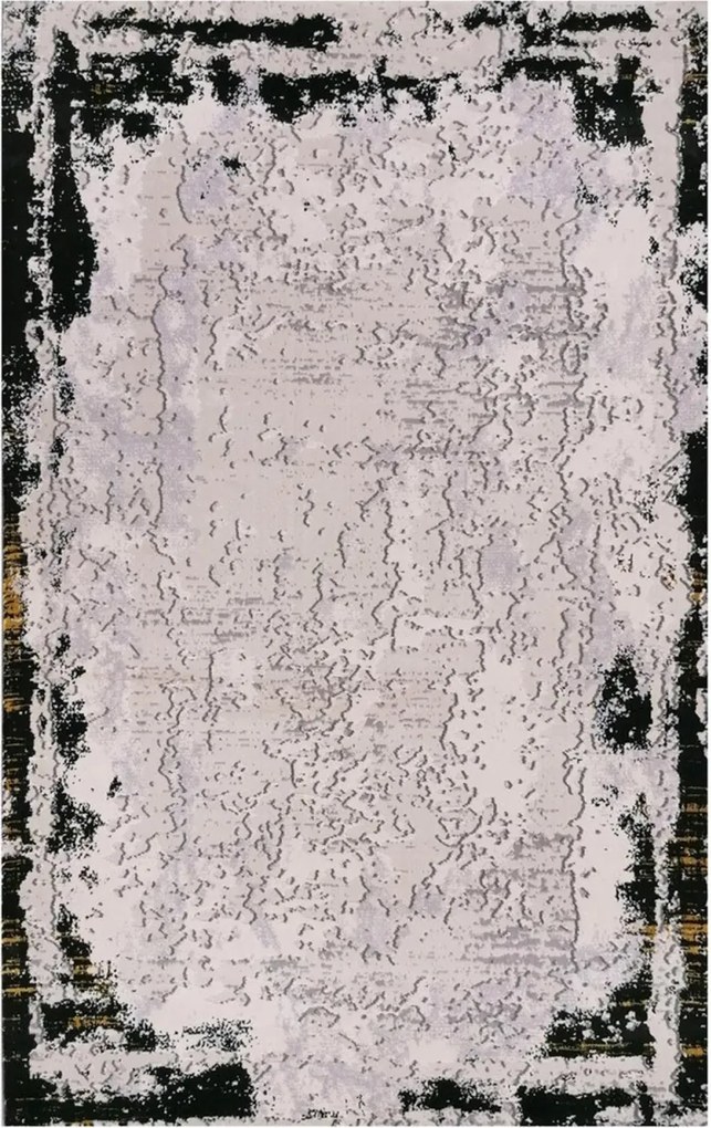 Covor Modern Living , Dormitor Dreptunghiular Antic 7557AL Antracit (Alege dimensiunea: 125 x 200)