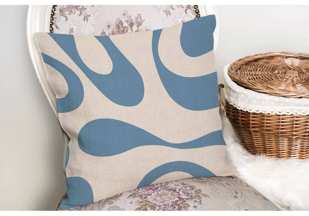 Față de pernă 43x43 cm Blue Latte – Mila Home