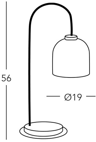 Lampă de masă NONNA 1xE27/60W/230V stejar/alb/auriu Kolarz A1352.71.Au