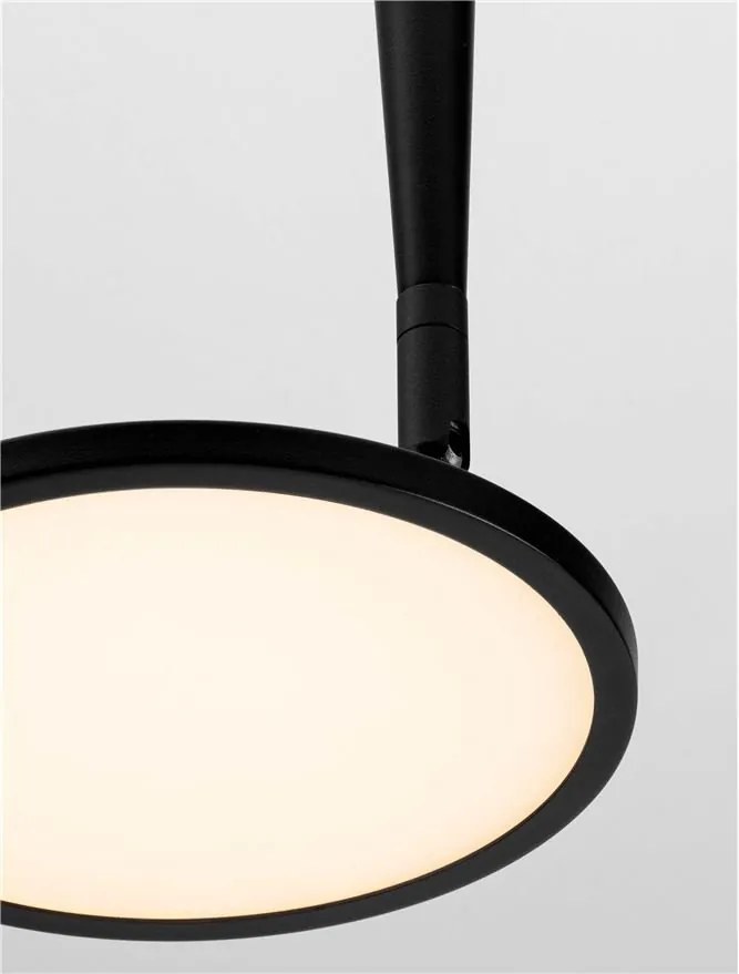 Lustra LED design ambiental EKEI negru