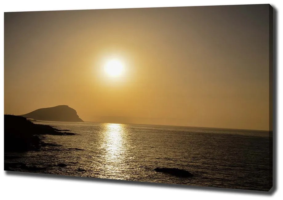Imprimare tablou canvas Apus de soare pe mare