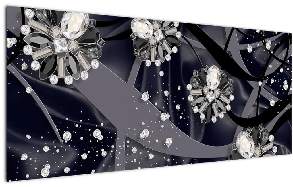 Tablou - Diamante în spațiu (120x50 cm)