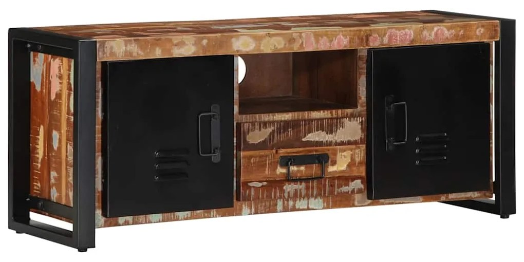 vidaXL Dulap TV 100x30x40 cm lemn masiv recuperat
