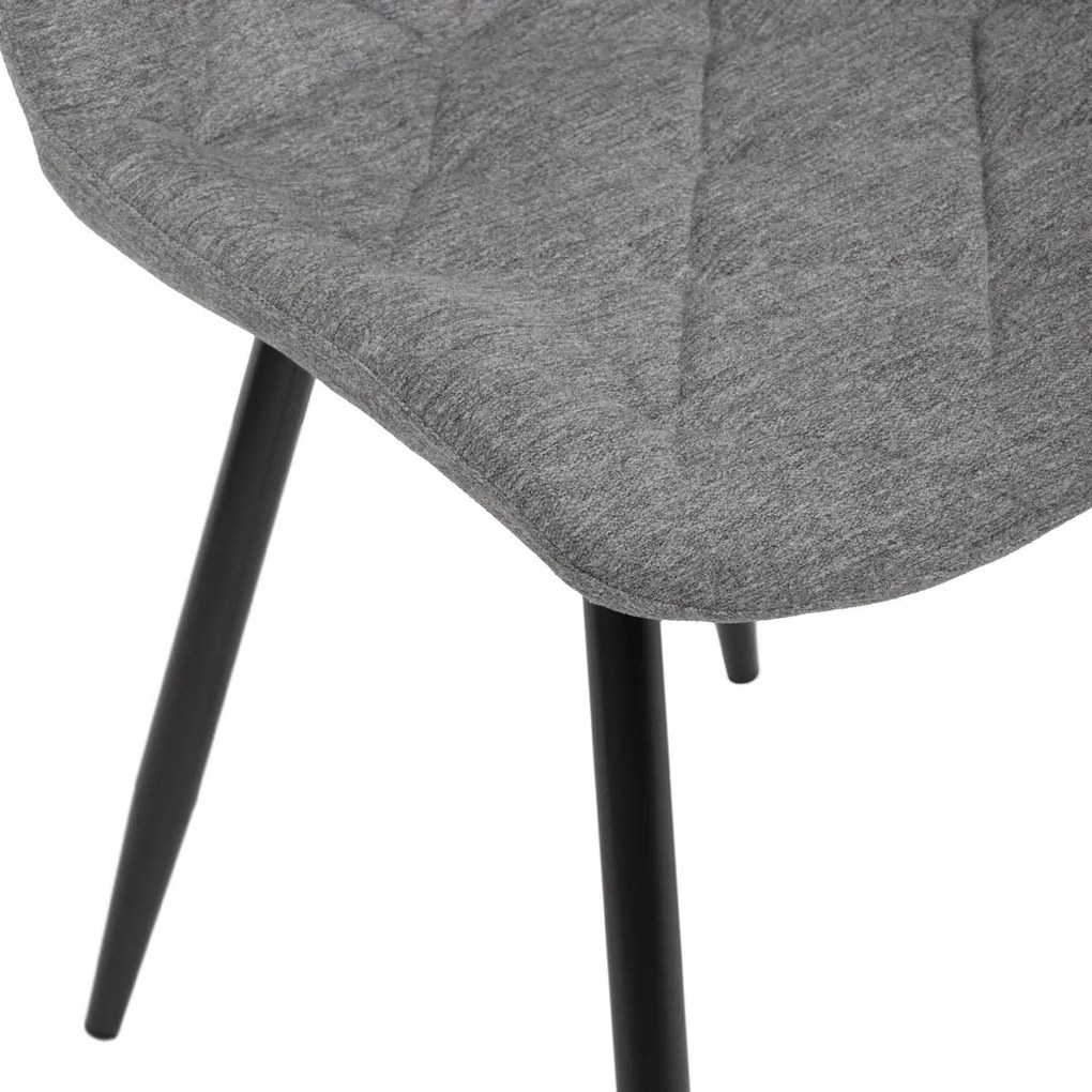 Scaun sufragerie Cabia (argintiu). 1120363