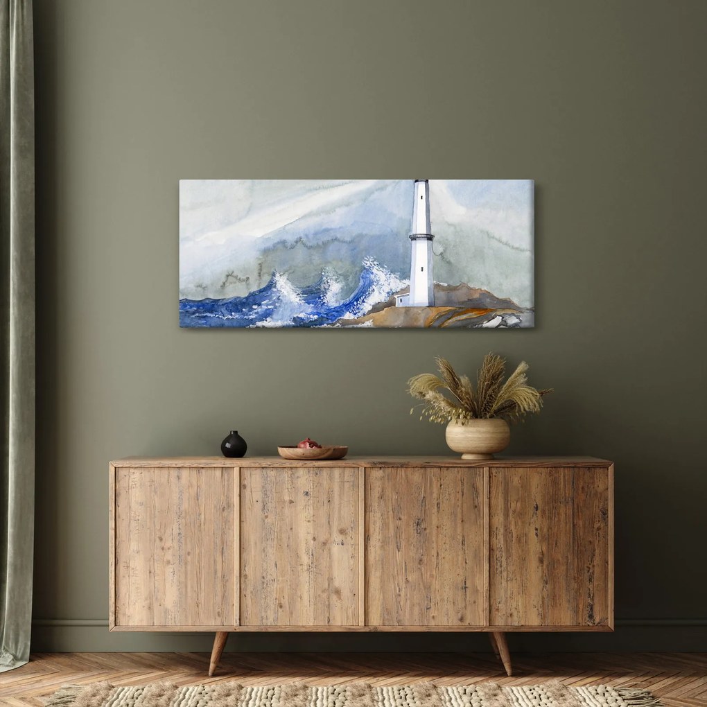 Tablou cu pictura farului (120x50 cm)
