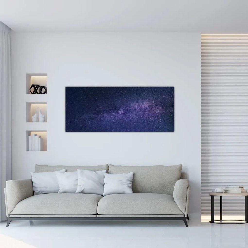 Tablou cerului nocturn (120x50 cm)