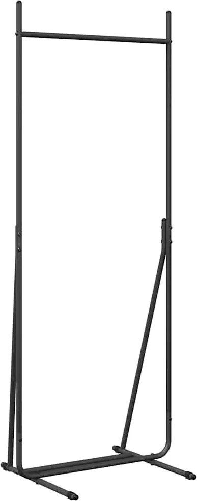 vidaXL Suport pentru Hârtie Negru 62 x 48 x 158 cm Oțel