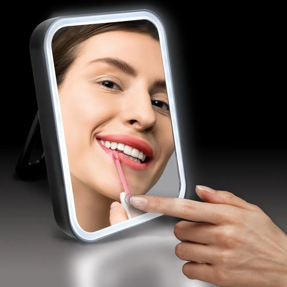 Oglindă cosmetică cu led 15x20 cm Ania – MSV