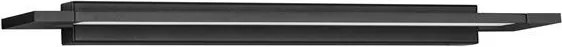 Aplica de perete LED baie IP44 LIVO neagra