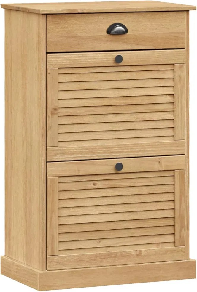 vidaXL Dulap de pantofi VIGO, 60x35x96 cm, lemn masiv de pin