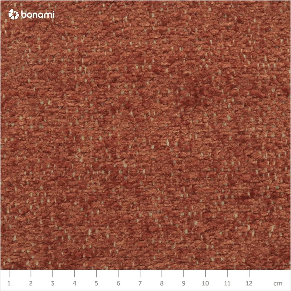 Canapea extensibilă maro-portocalie Emile - Bobochic Paris