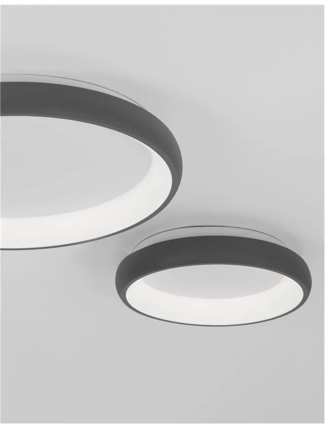 Plafoniera LED moderna design slim 41cm ALBI gri NVL-8105615