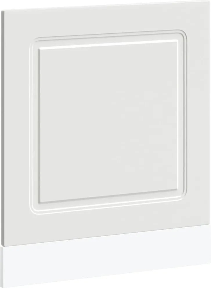 vidaXL Panou pentru mașină de spălat vase "Kalmar" alb de prelucrare