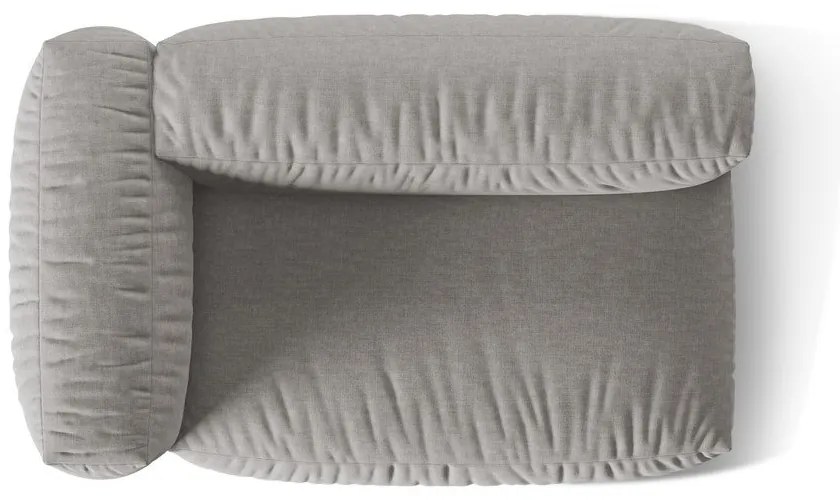 Modul pentru canapea modulară gri deschis (cu colț pe partea stângă ) Martina – Micadoni Home