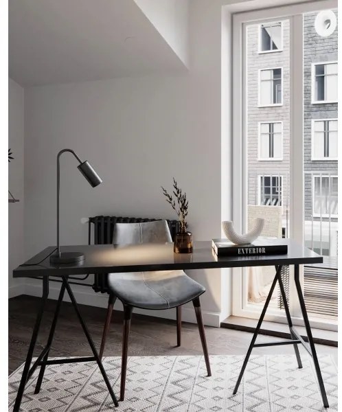 ByRydens 4002580-4002 - Lampă de masă CURVE 1xGU10/7W/230V negru