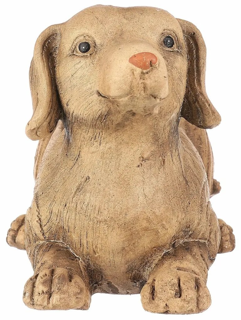 Cutie de flori Dachshund, ceramică MgO, 36 x 17 x21 cm