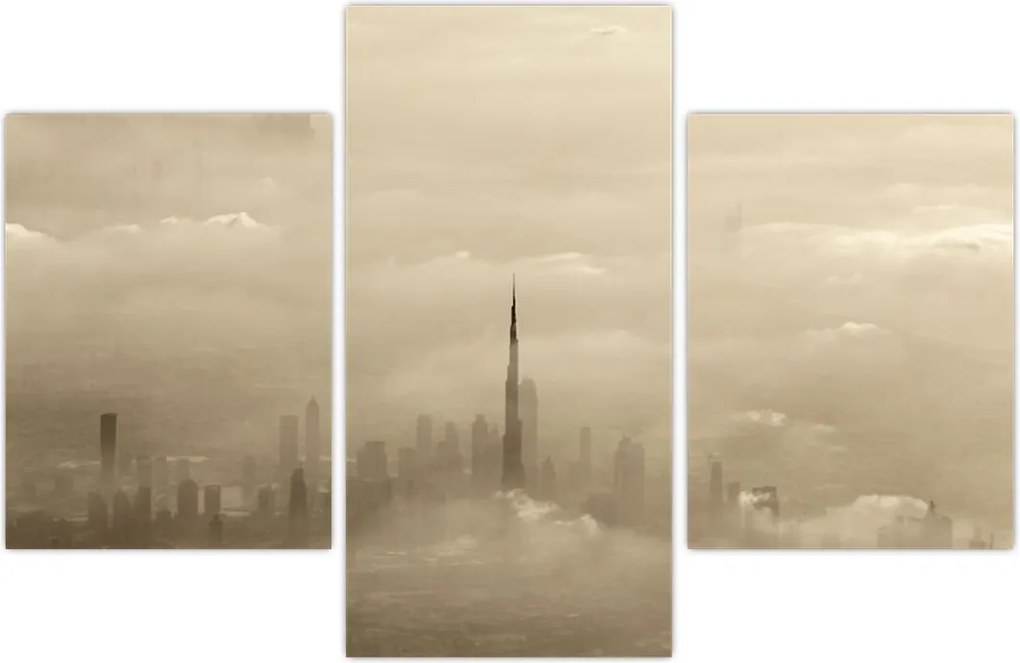 Tablou - Oraș în nori (90x60 cm)