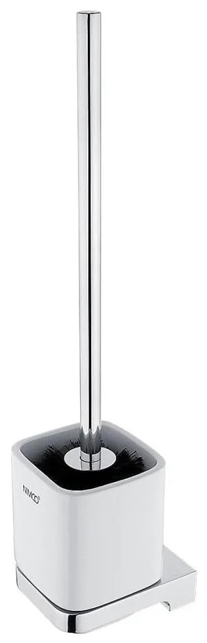 Perie de toaletă de perete NIMCO MA 29094KN-26 MAYA alb/crom lucios