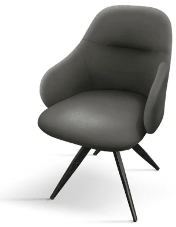 SCAUN TIP FOTOLIU ROTATIV SIMPLY -IMITATIE - GRI