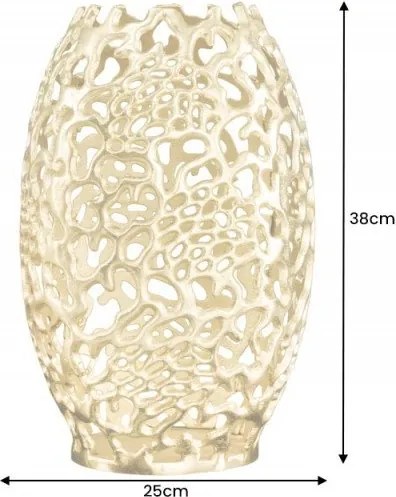 Vaza, Vas decorativ realizat manual Abstract Leaf 40cm