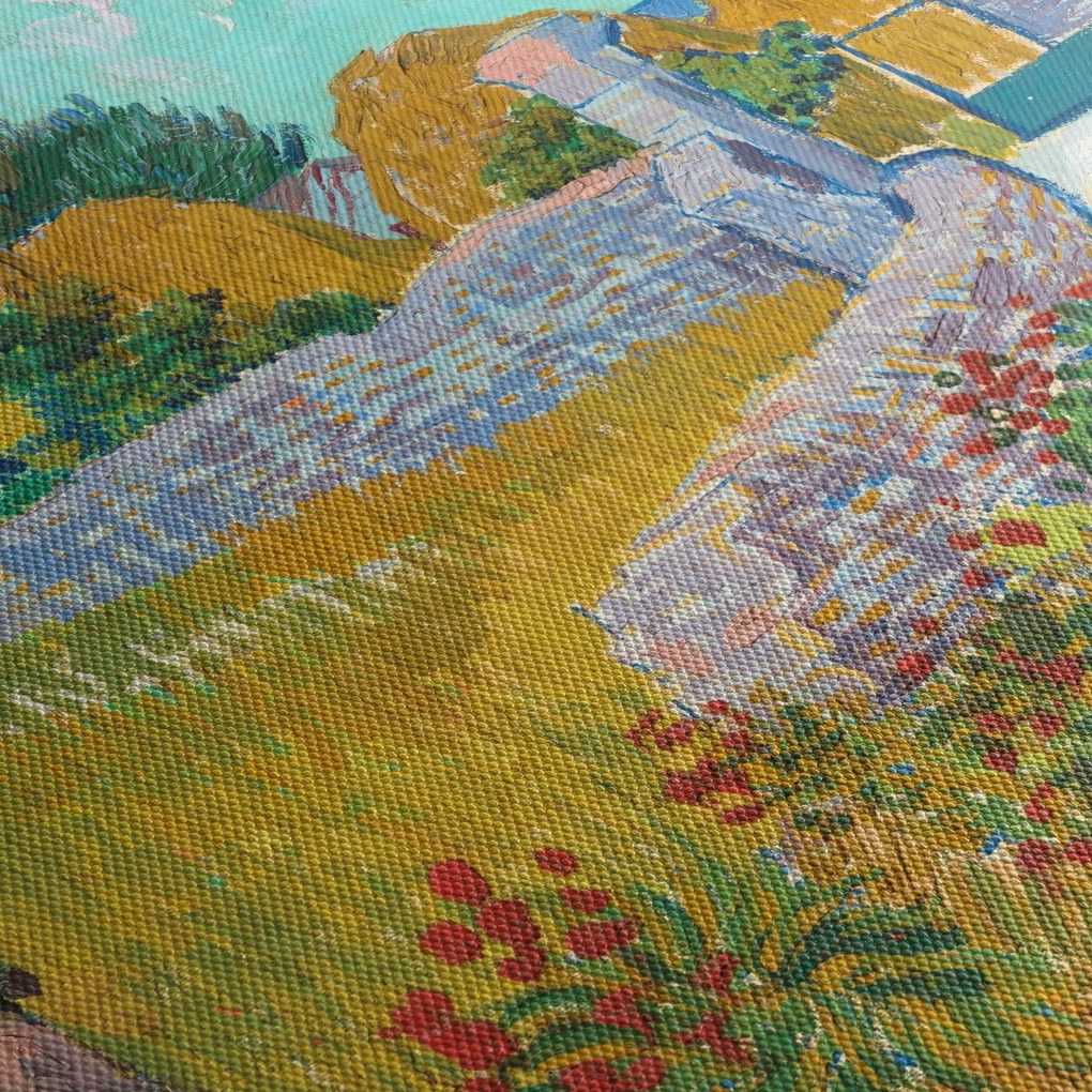 Tablou - Vincent van Gogh, Farmhouse in Provence, reproducere (90x60 cm)