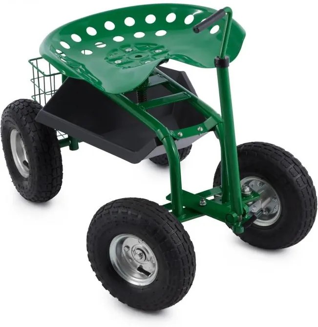 Waldbeck Park Ranger scaun de grădină 130 kg mobil verde