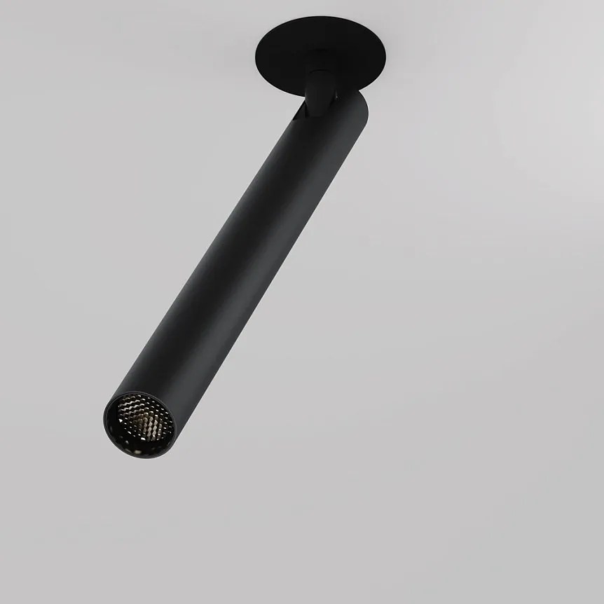 Spot LED incastrabil directionabil iluminat tehnic Focus T negru