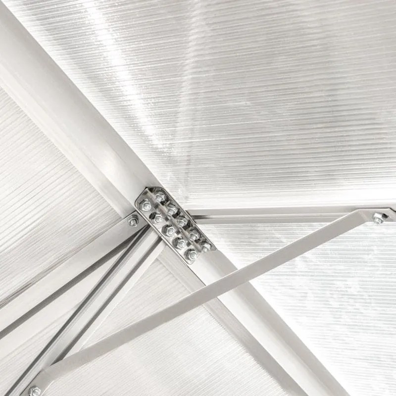 Seră din policarbonat 250 x 430 x 124/205 cm