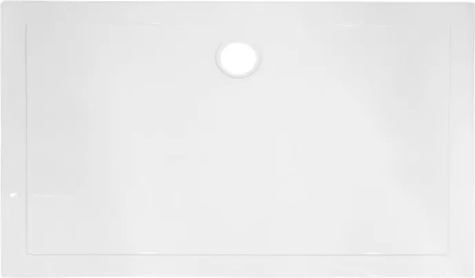 Aquamarin suport de duș dreptunghiular, 110 x 80 cm